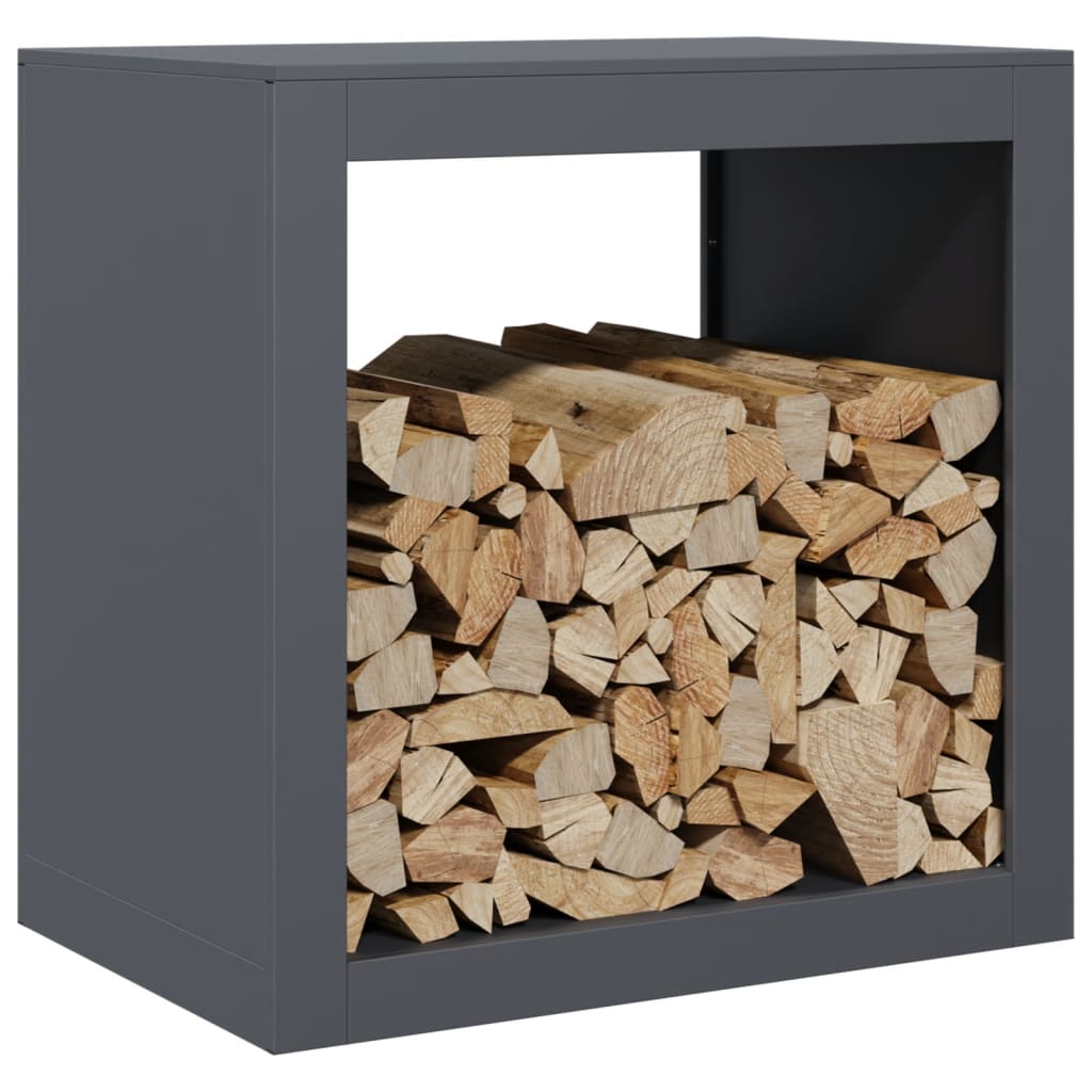 Log holder, anthracite, 60x40x60cm, steel
