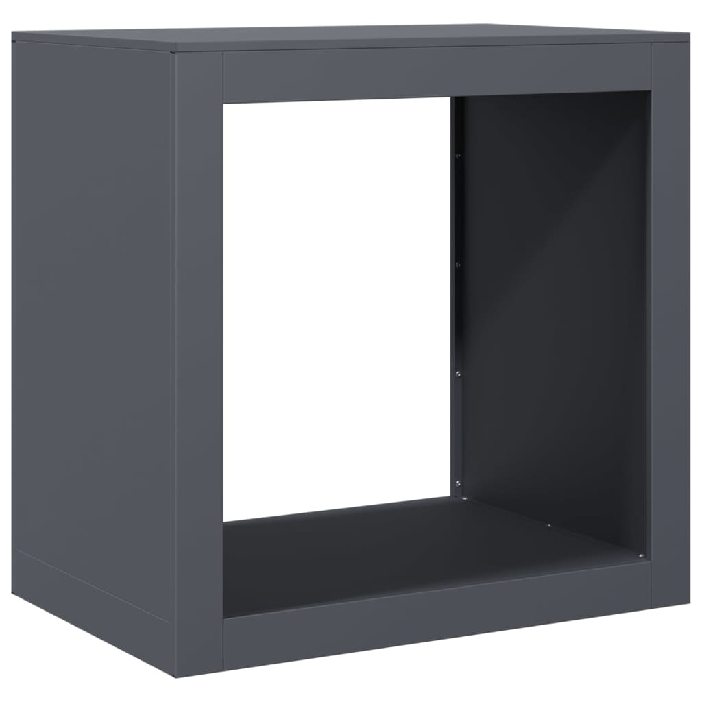 Log holder, anthracite, 60x40x60cm, steel