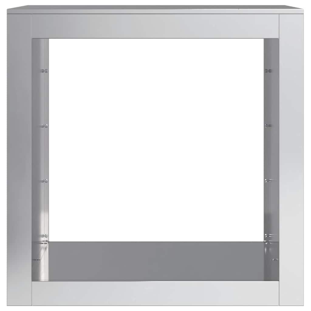 Firewood rack, 60x40x60cm, galvanized steel