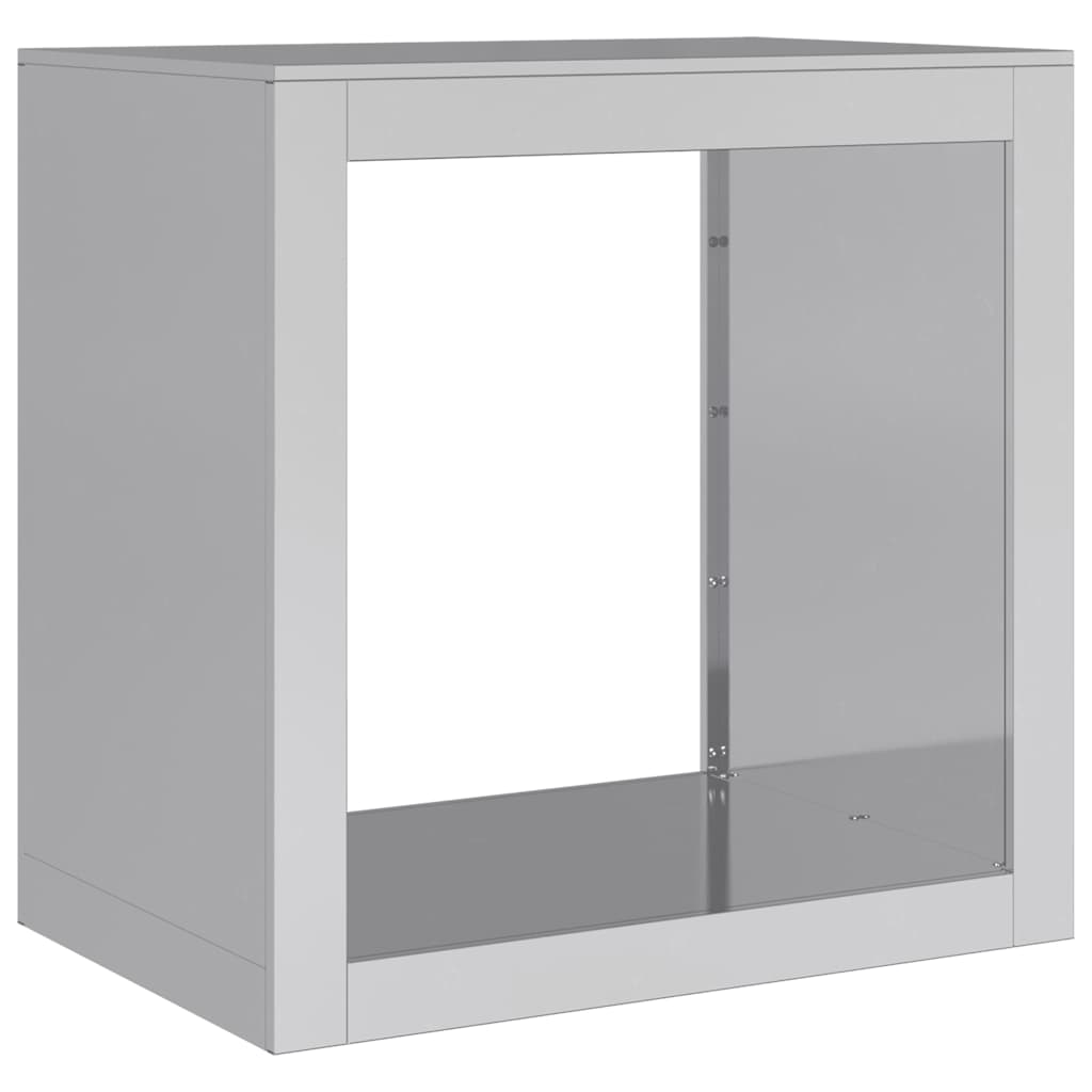 Firewood rack, 60x40x60cm, galvanized steel