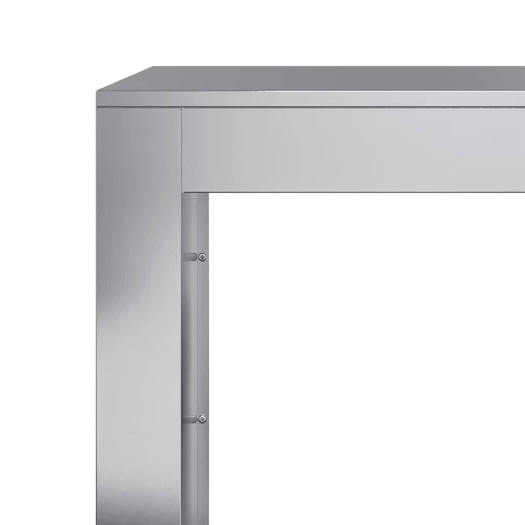 Firewood rack, 60x40x60cm, galvanized steel