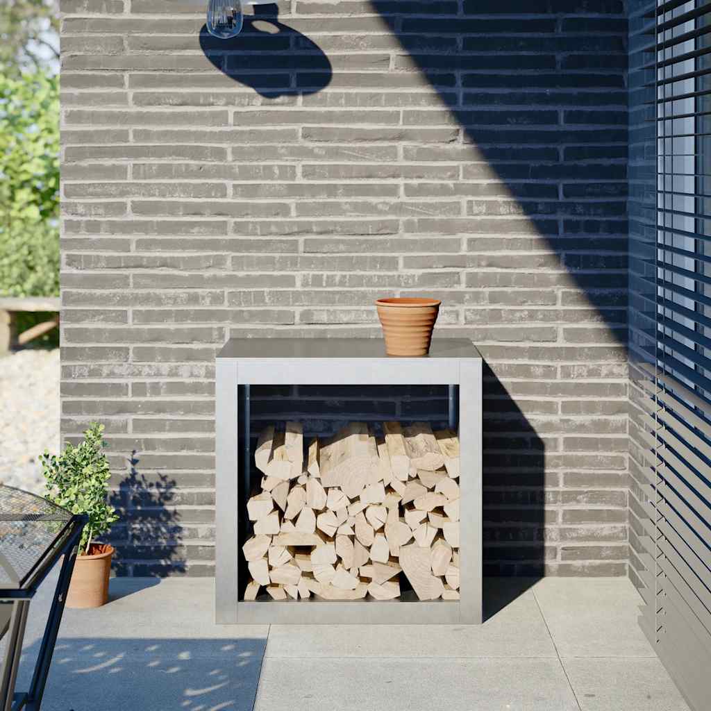 Firewood rack, 60x40x60cm, galvanized steel