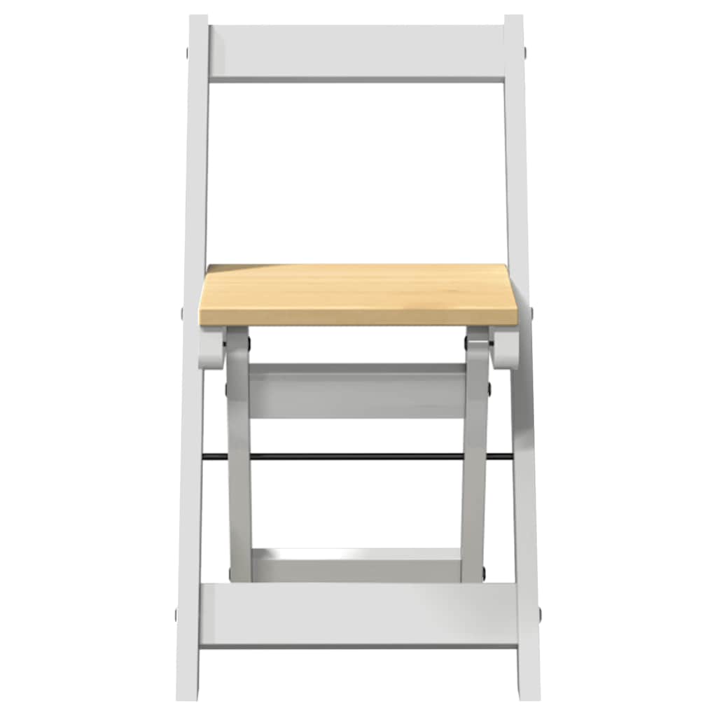 Dining chairs Corona, 4 pcs, white, solid pine
