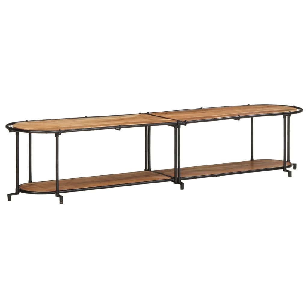 TV cabinet, 200x42x40cm, solid acacia wood