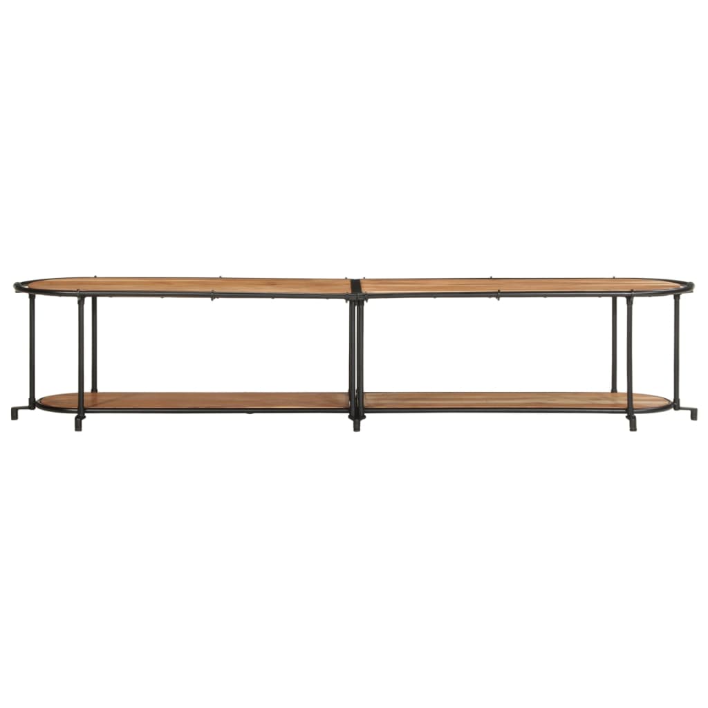 TV cabinet, 200x42x40cm, solid acacia wood