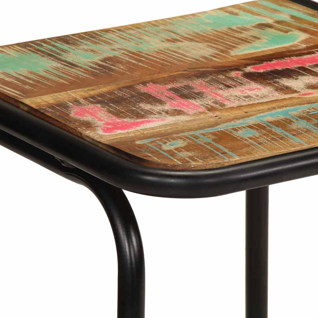 Baro taburetės, 2vnt., 46x35,5x70 cm, perdirbtos medienos