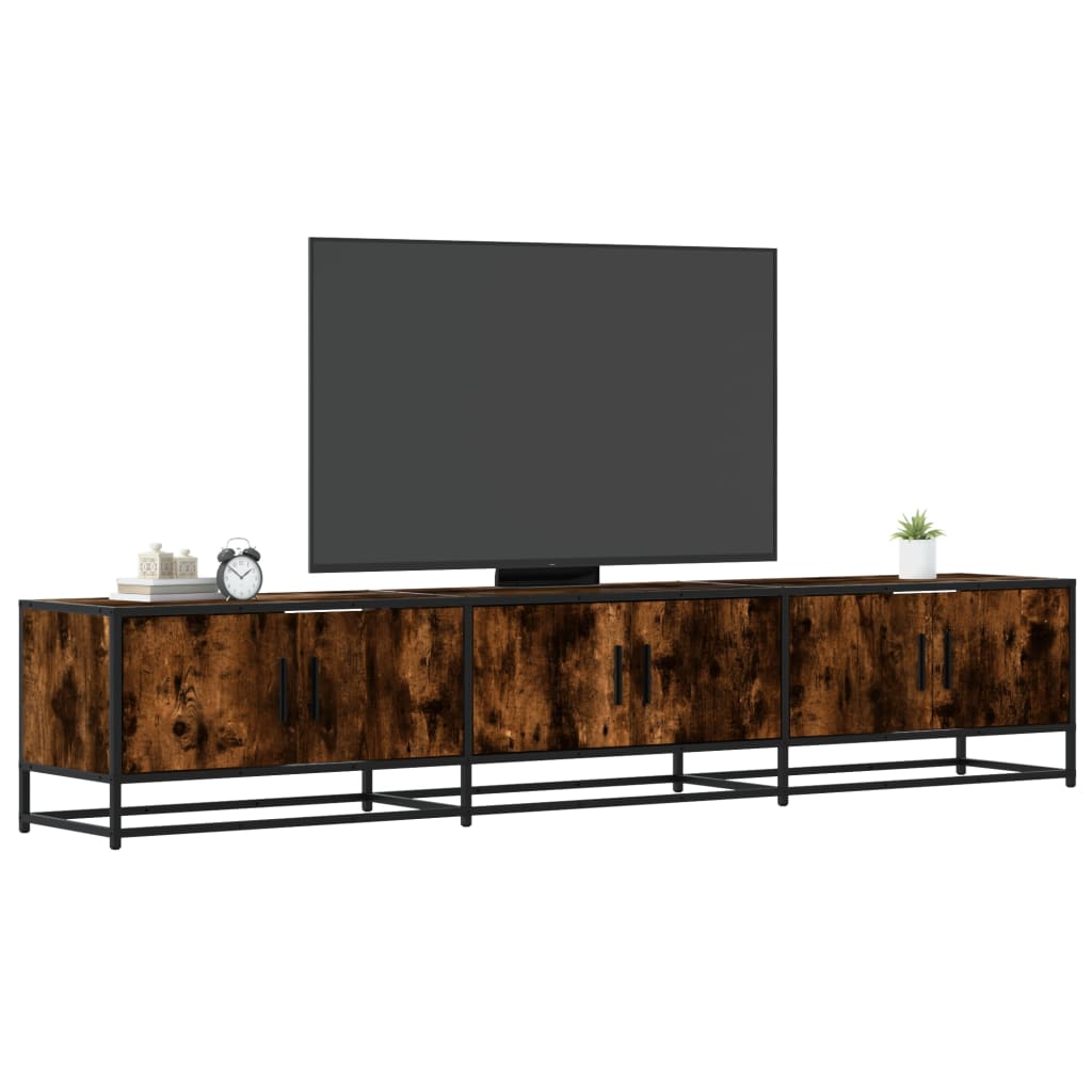 TV skapītis, dūmu ozols, 210x35x41cm, koks