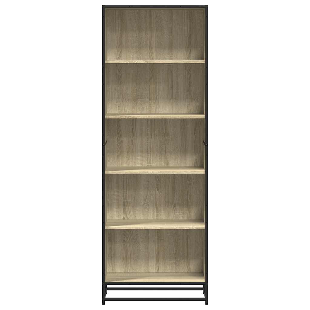 Grāmatu skapis, ozola sonoma, 60x35x170,5cm, apstrādāta koksne
