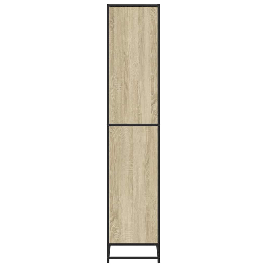 Grāmatu skapis, ozola sonoma, 60x35x170,5cm, apstrādāta koksne
