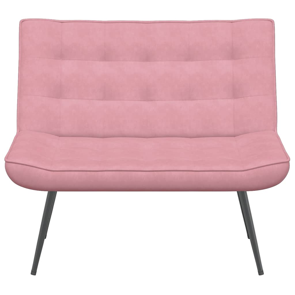 Bench, pink, 110x74x84cm, velvet