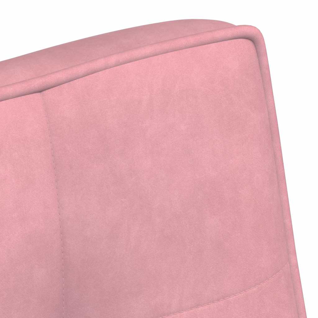 Bench, pink, 110x74x84cm, velvet