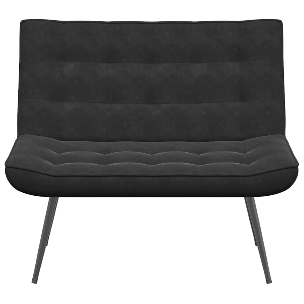 Sols, melns, 110x74x84cm, samts