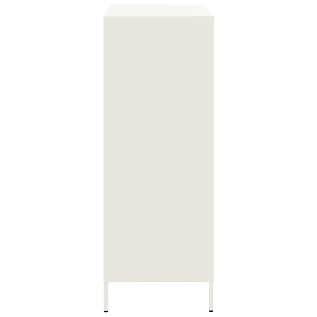 Kumode, balta, 68x39x101,5cm, tērauds