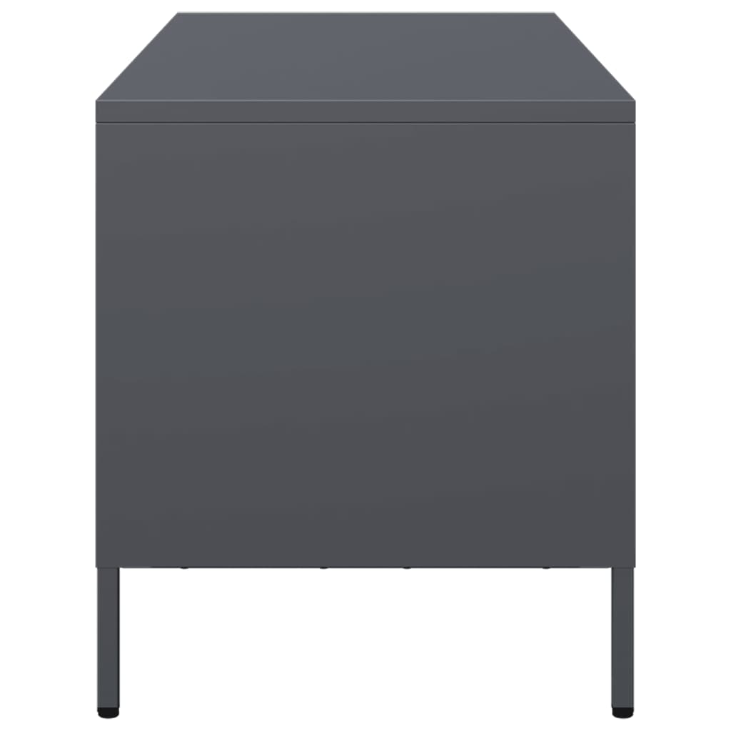 TV cabinet, anthracite, 101.5x39x43.5cm, steel