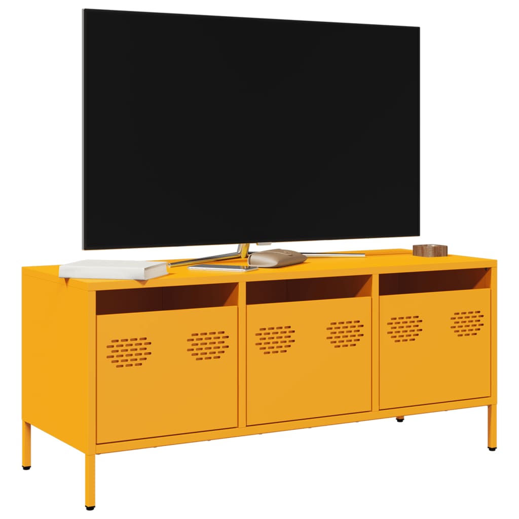 TV skapītis, sinepju, 101,5x39x43,5cm, tērauds