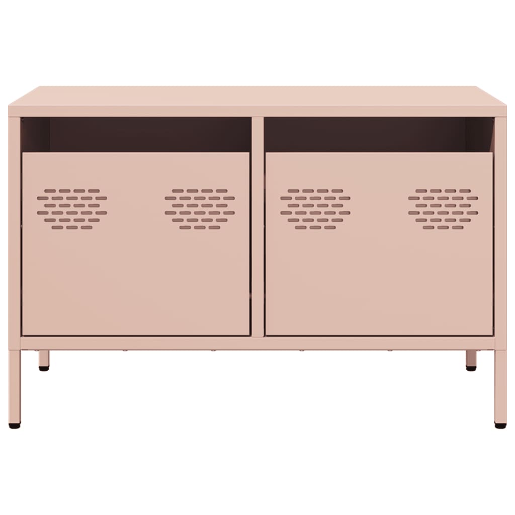 TV cabinet, pink, 68x39x43.5cm, steel