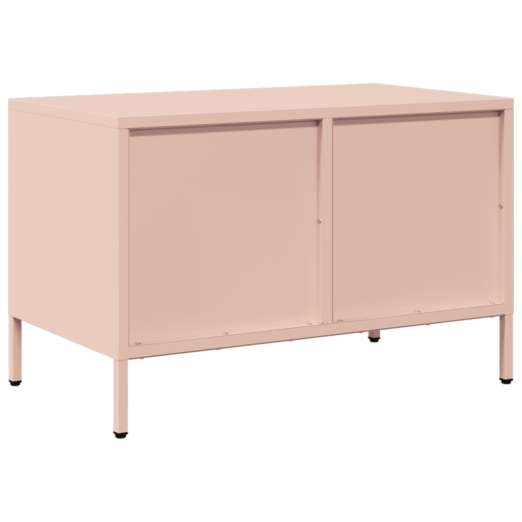 TV cabinet, pink, 68x39x43.5cm, steel