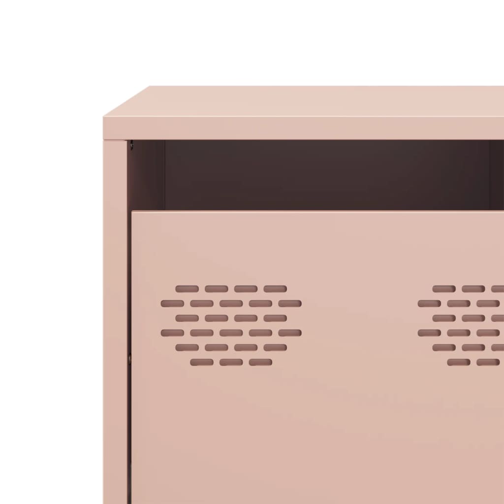 TV cabinet, pink, 68x39x43.5cm, steel