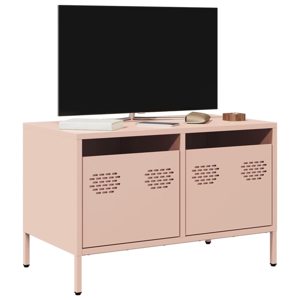 TV cabinet, pink, 68x39x43.5cm, steel