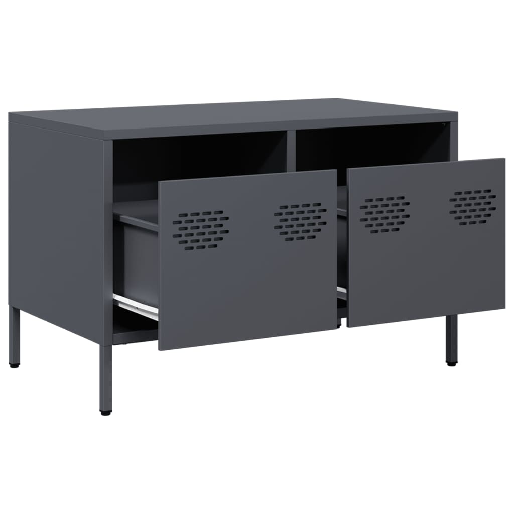 TV skapis, antracīts, 68x39x43,5cm, tērauds