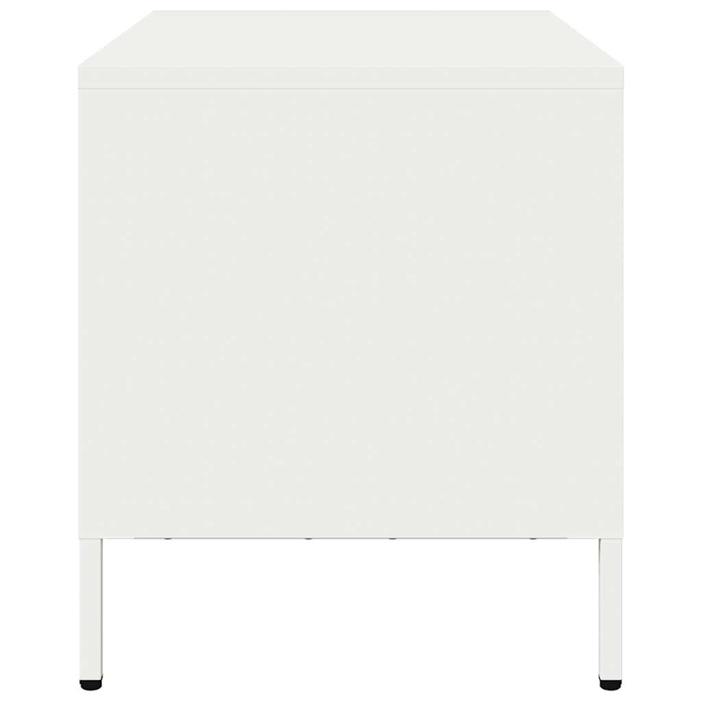 TV skapītis, balts, 68x39x43,5cm, tērauds