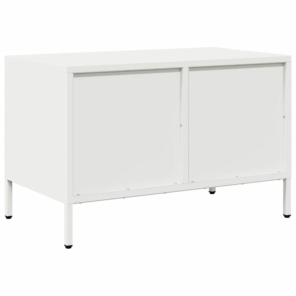 TV skapītis, balts, 68x39x43,5cm, tērauds