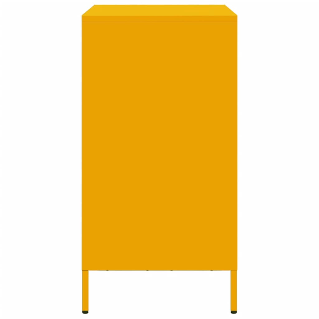 Sideboard, mustard, 68x39x73.5cm, steel