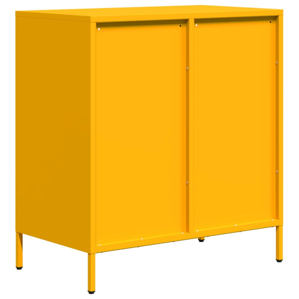 Sideboard, mustard, 68x39x73.5cm, steel