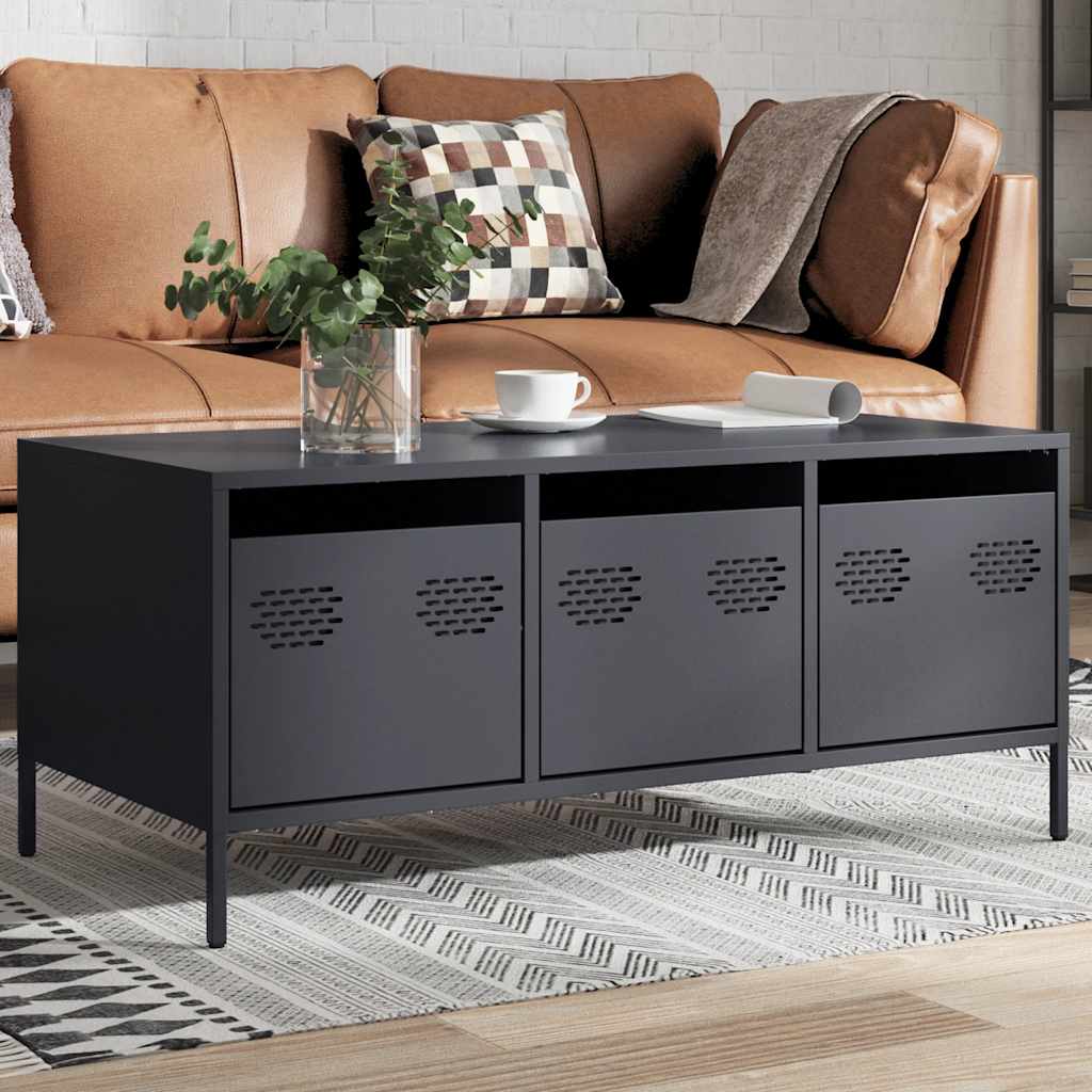coffee table anthracite cold-rolled steel