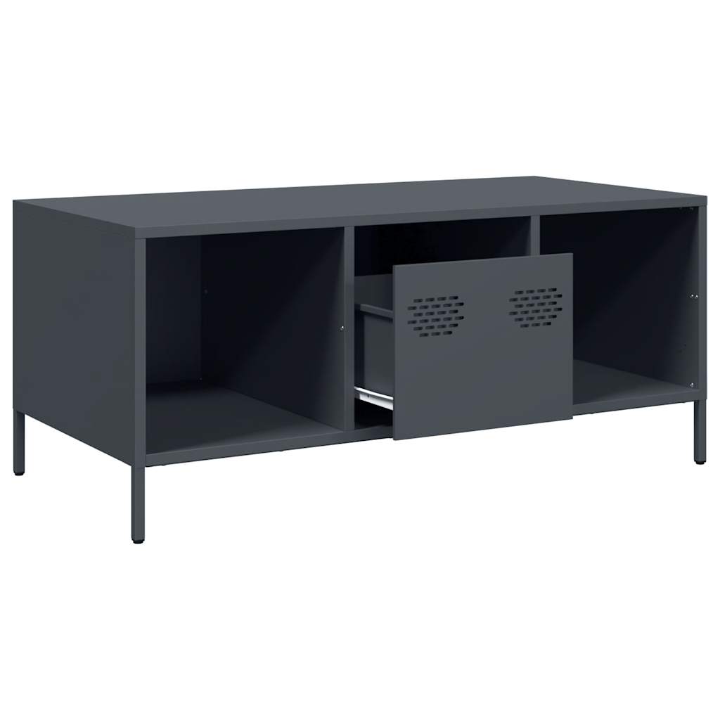coffee table anthracite cold-rolled steel