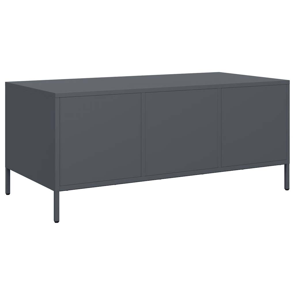 coffee table anthracite cold-rolled steel