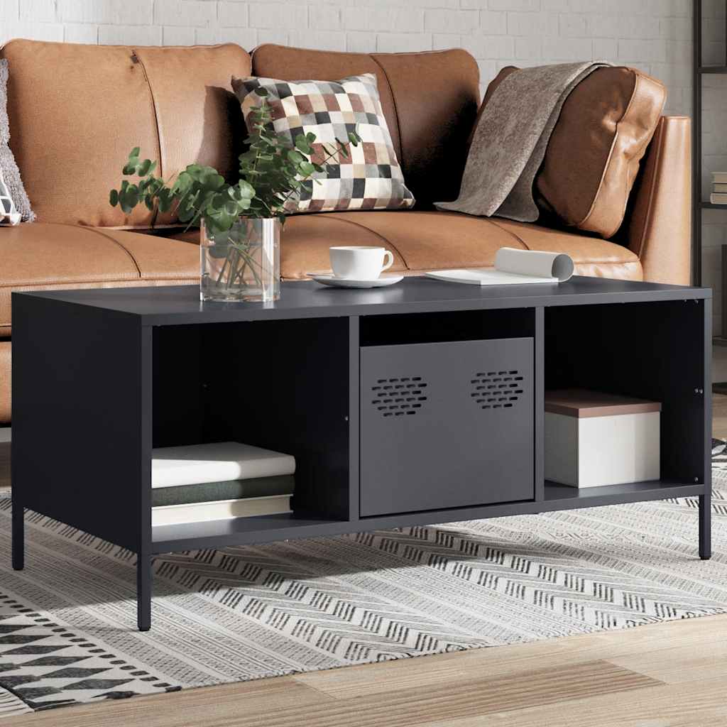 coffee table anthracite cold-rolled steel