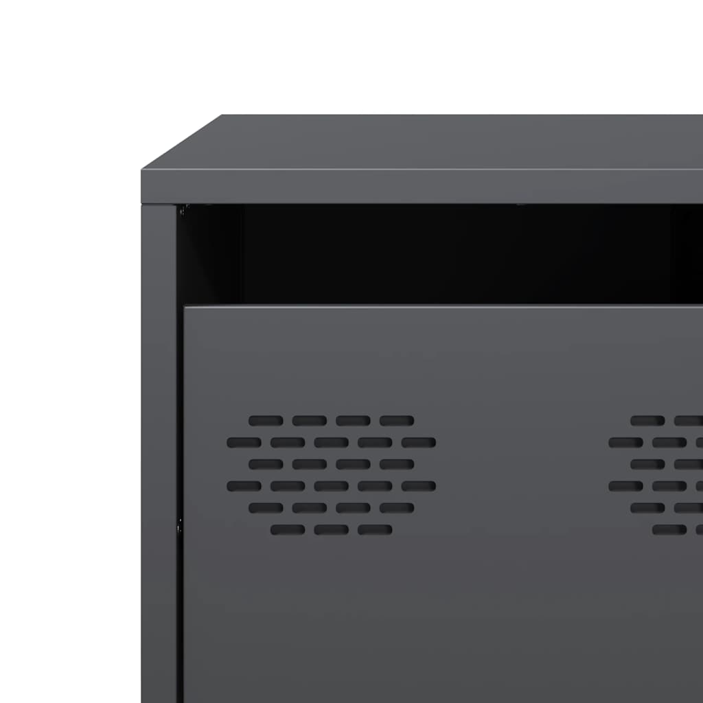 coffee table anthracite cold-rolled steel