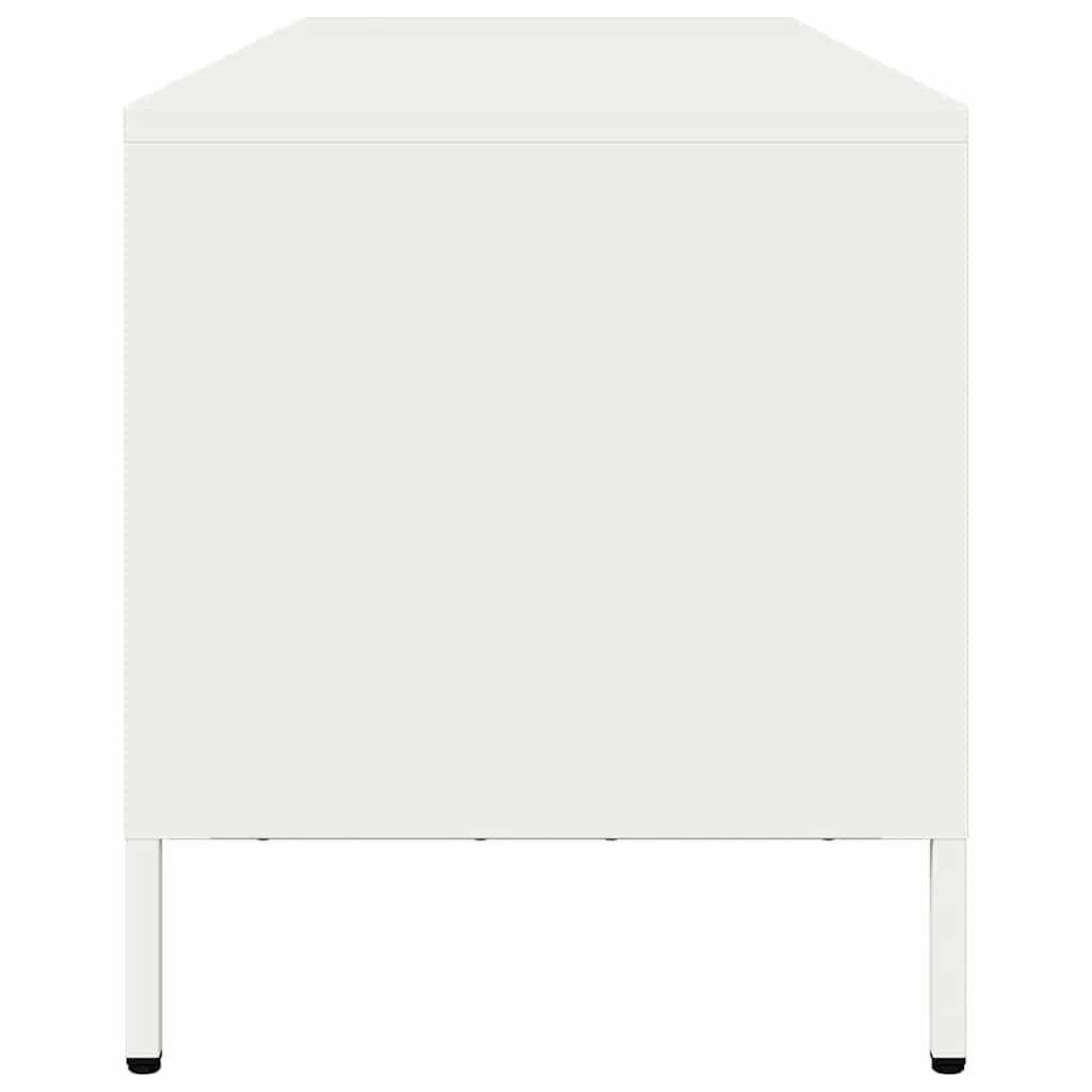TV cabinet, white, 135x39x43.5cm, steel