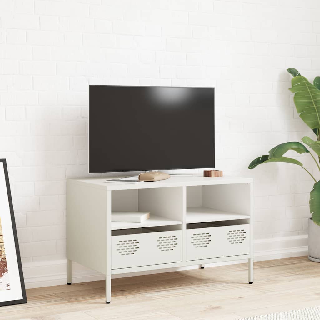 TV cabinet, white, 68x39x43.5cm, steel
