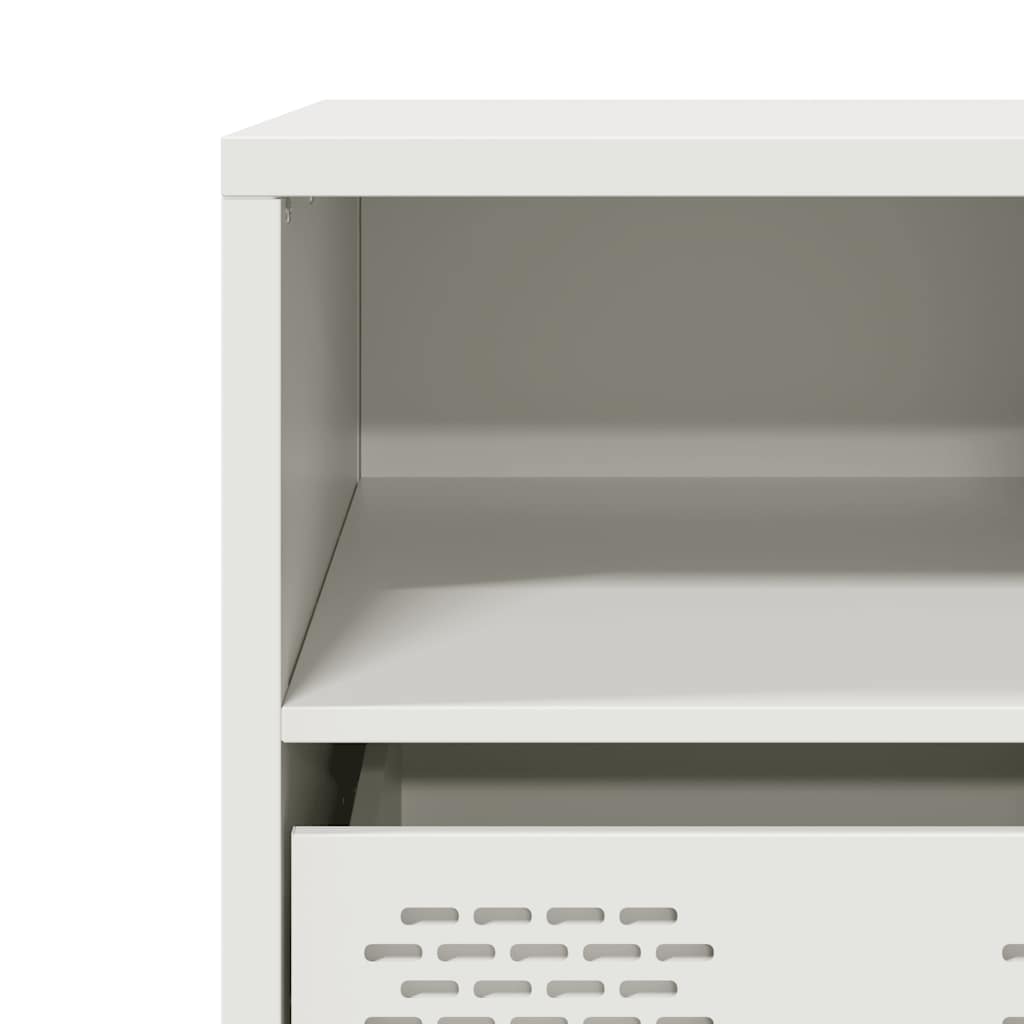 TV cabinet, white, 68x39x43.5cm, steel