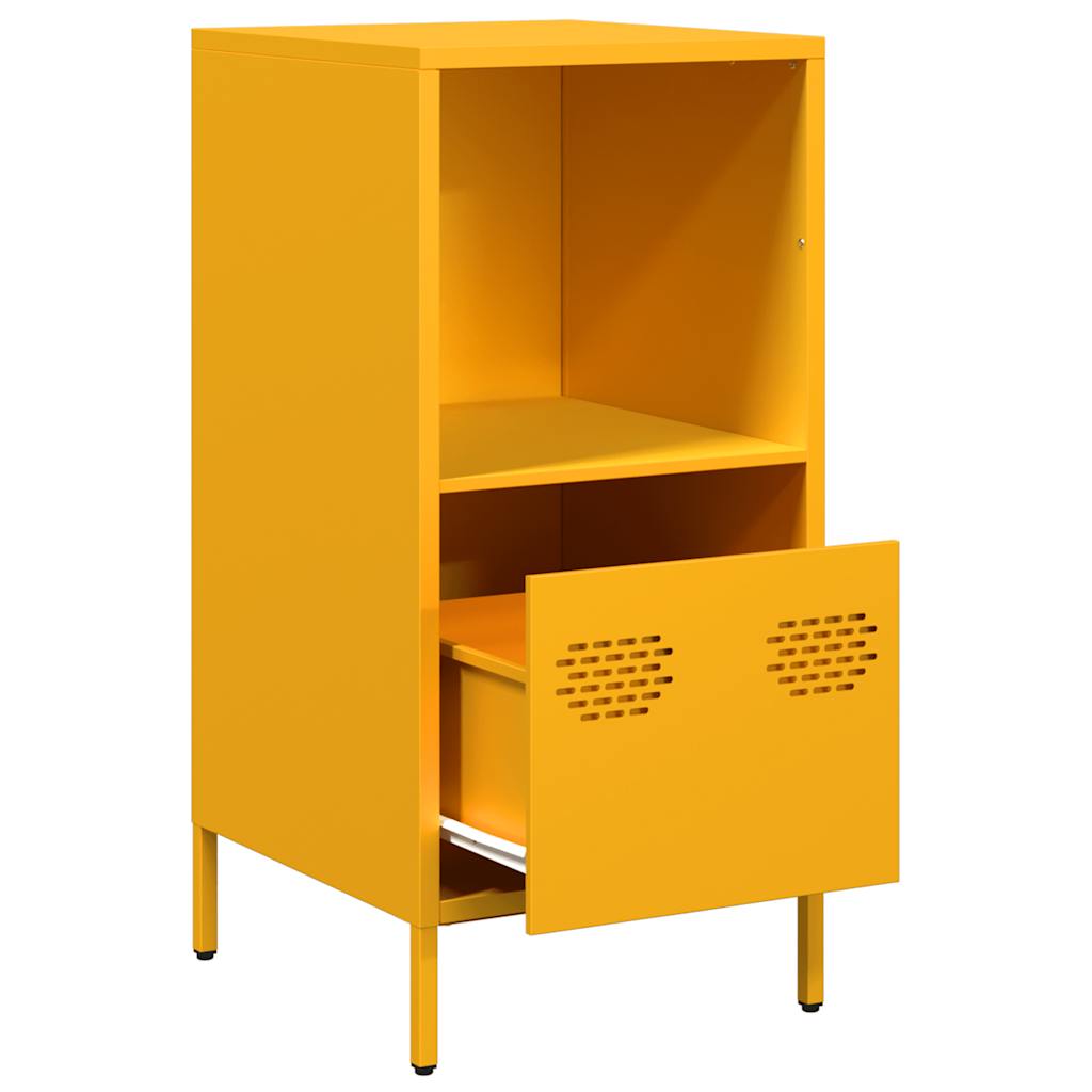 indauja garstyčių geltona 35x39x73,5cm šaltai valcuotas plienas