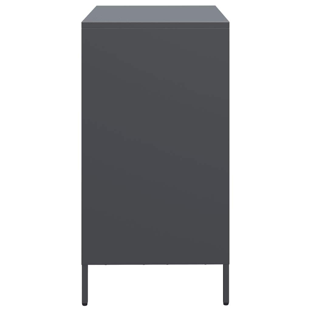 Sideboard, anthracite, 68x39x73.5cm, steel
