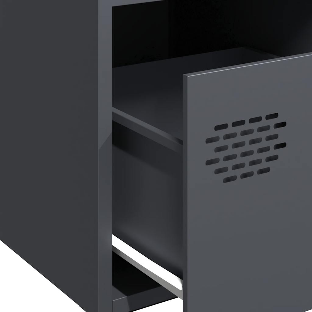 Sideboard, anthracite, 68x39x73.5cm, steel