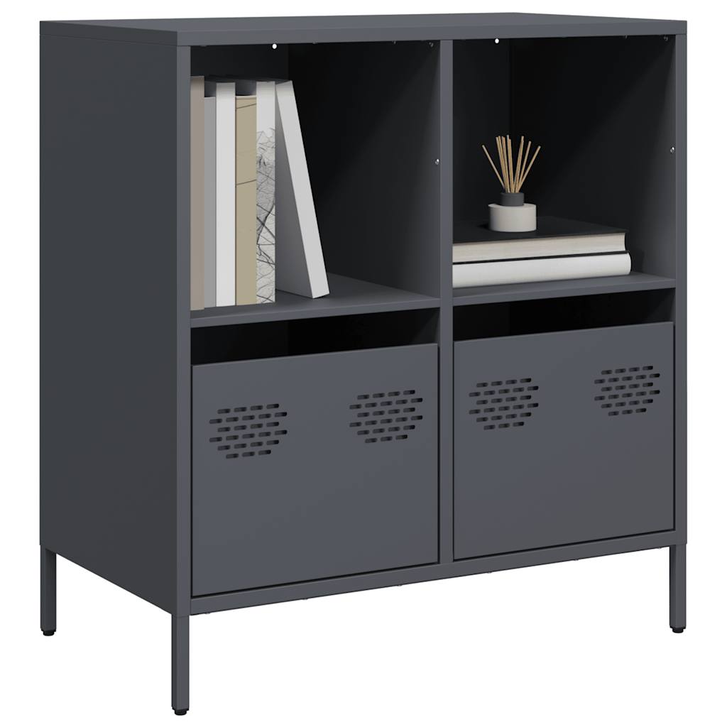 Sideboard, anthracite, 68x39x73.5cm, steel