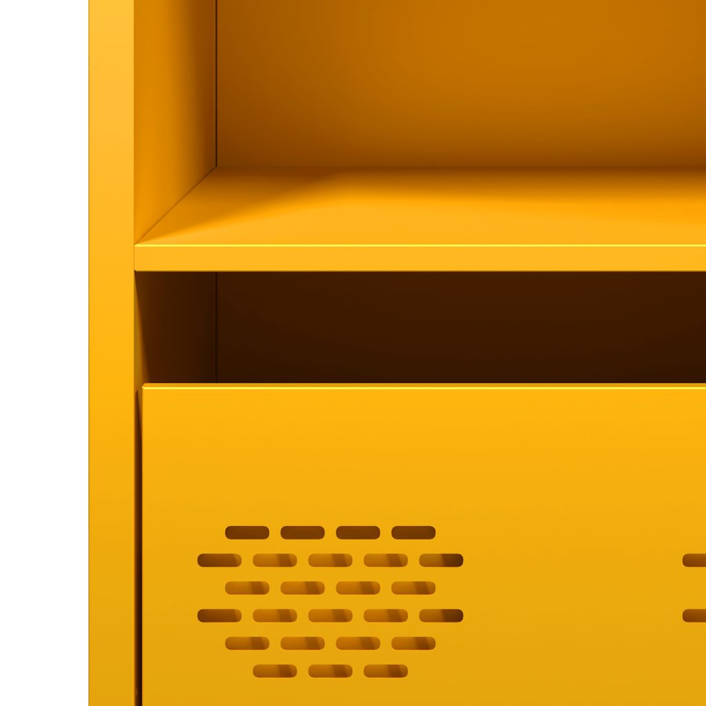 Sideboard, mustard, 68x39x73.5cm, steel
