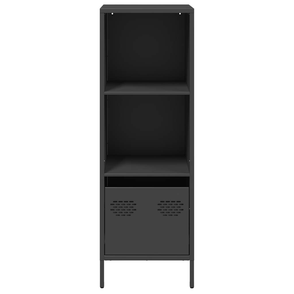 Highboard Black 35x39x103,5 cm Plienas
