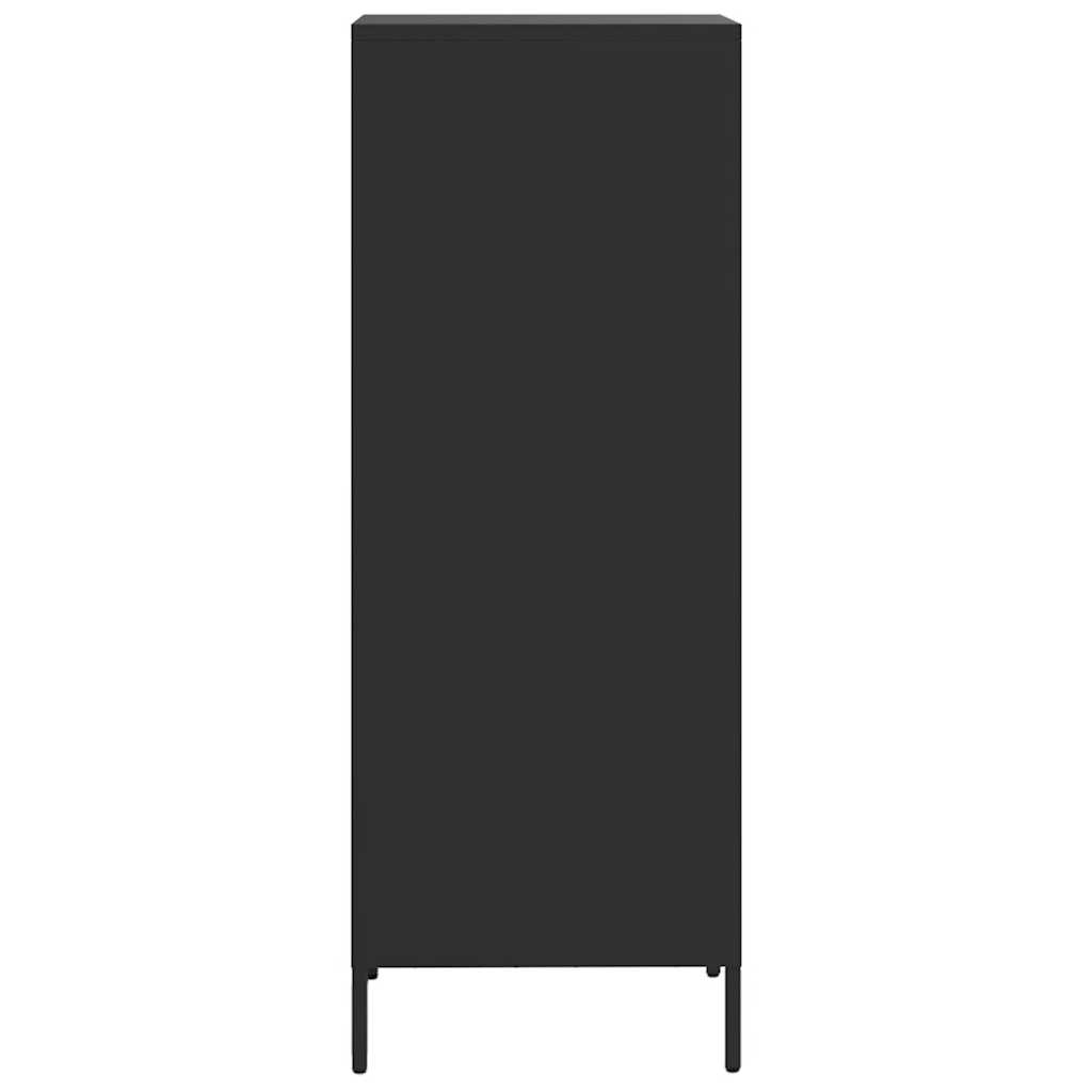 Highboard Black 35x39x103,5 cm Plienas