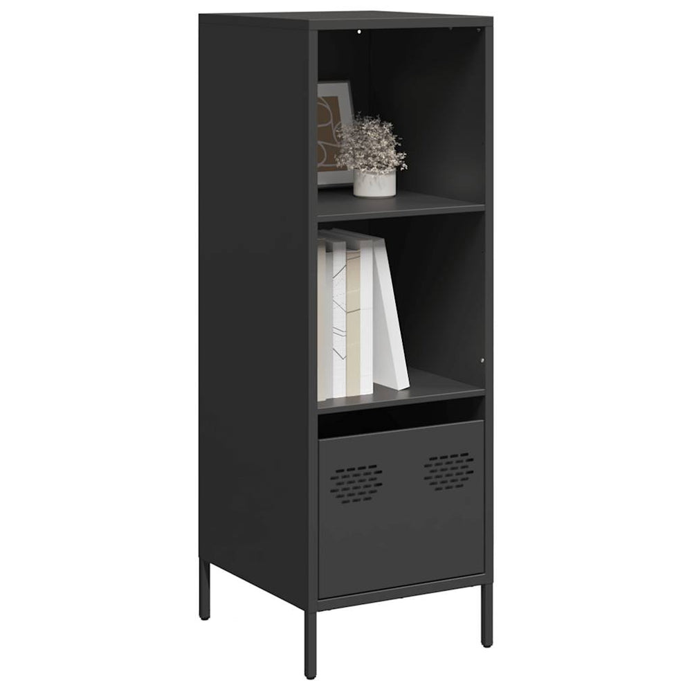Highboard Black 35x39x103,5 cm Plienas