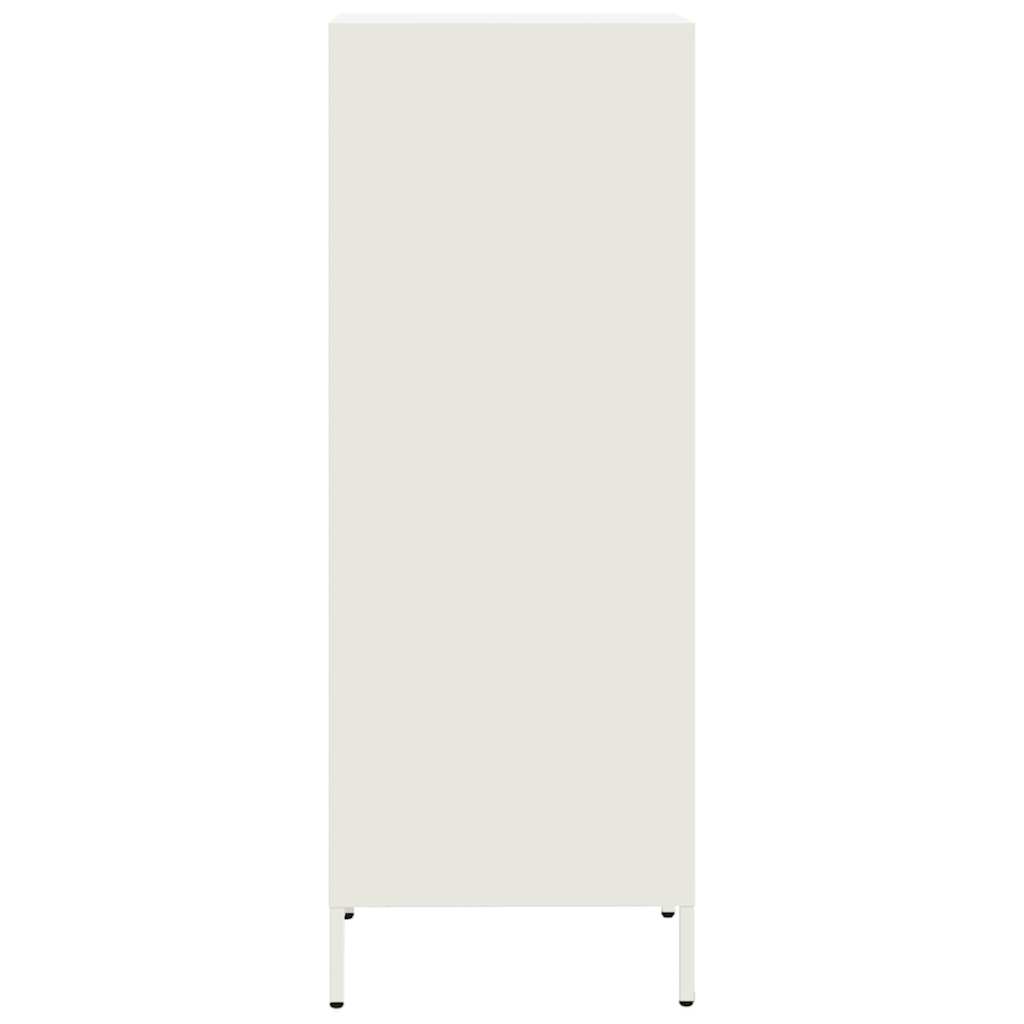 Chest of drawers, white, 35x39x103.5cm, steel