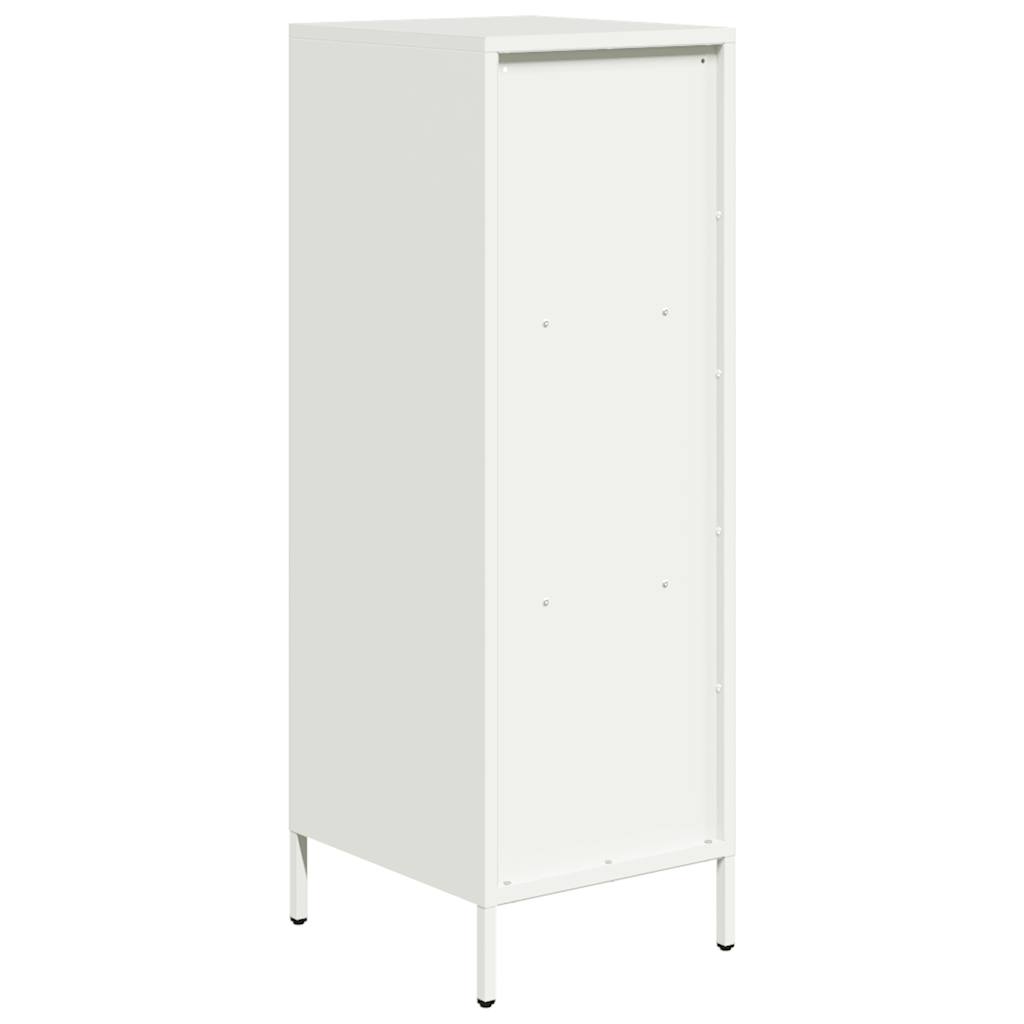 Chest of drawers, white, 35x39x103.5cm, steel