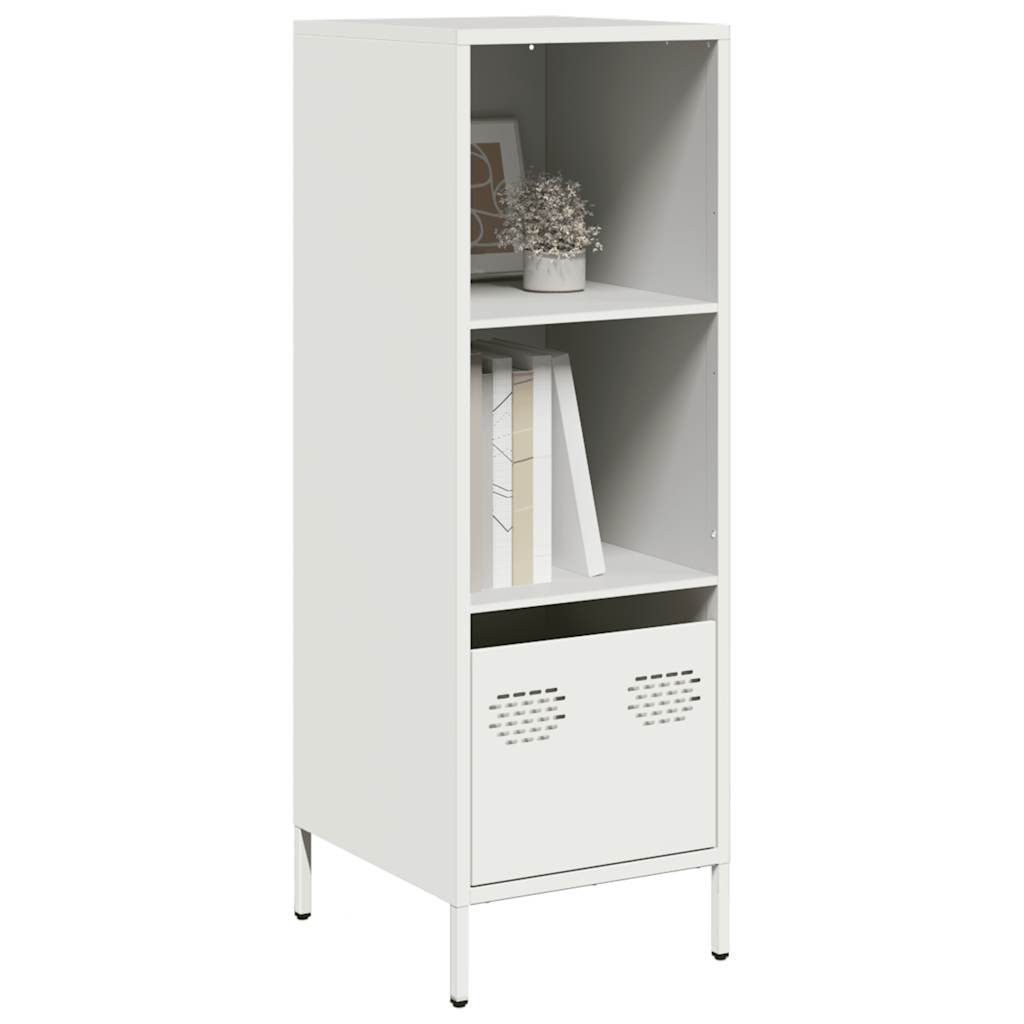 Chest of drawers, white, 35x39x103.5cm, steel