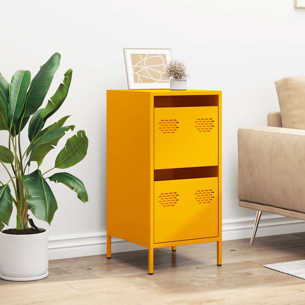 indauja garstyčių geltona 35x39x73,5cm šaltai valcuotas plienas