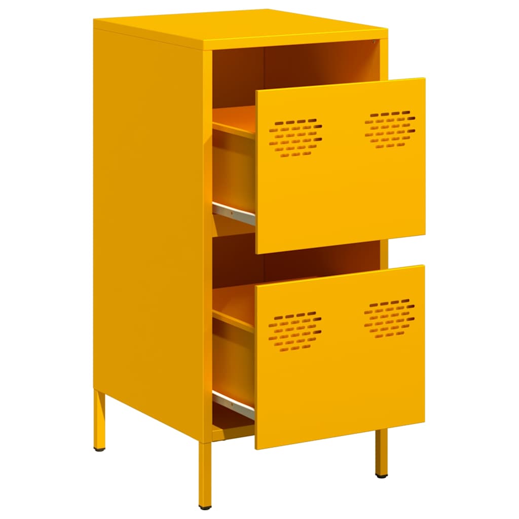 indauja garstyčių geltona 35x39x73,5cm šaltai valcuotas plienas