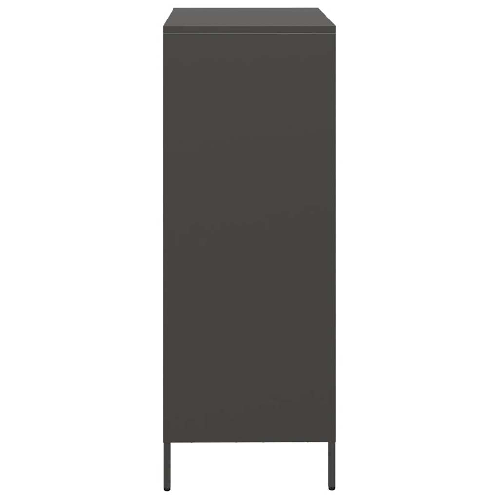 Highboard Black 39x35x103,5 cm Plienas